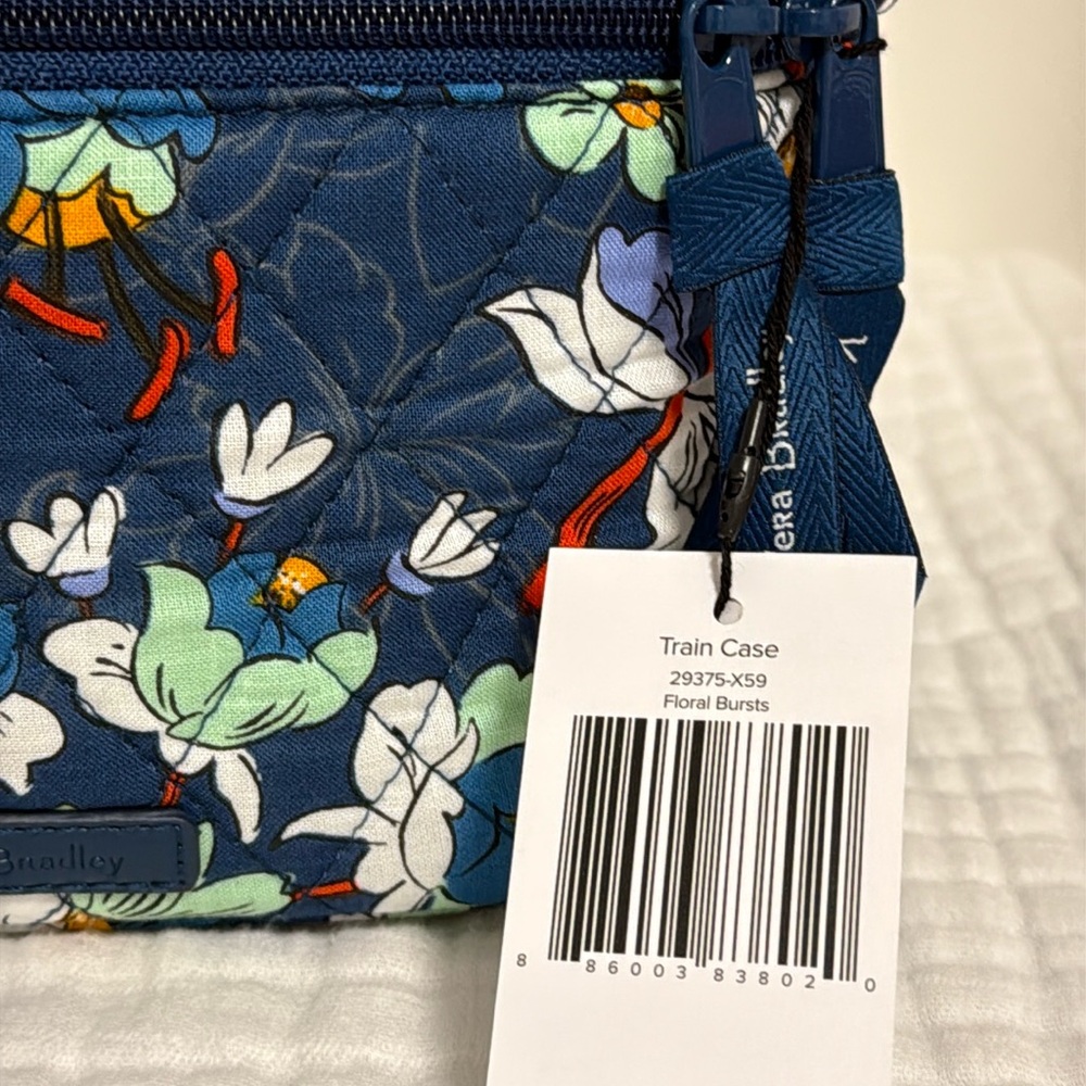 Vera Bradley train case floral bursts NWT - Picture 5 of 9